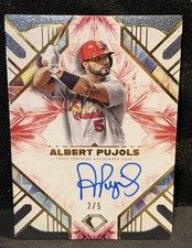Topps 2025 Diamond Icons Albert Pujols AC-APU Red Auto #2/5 Cardinals