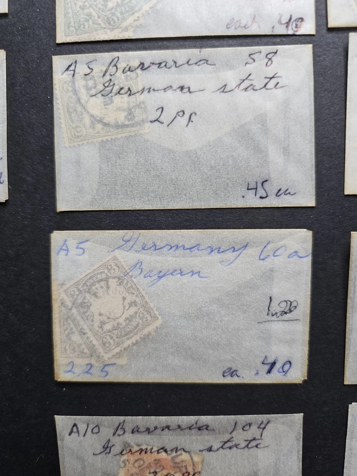 Germany & German States Stamp Lot. Labeled in Glassine envelopes. CV $548.35 - Image 4 of 4