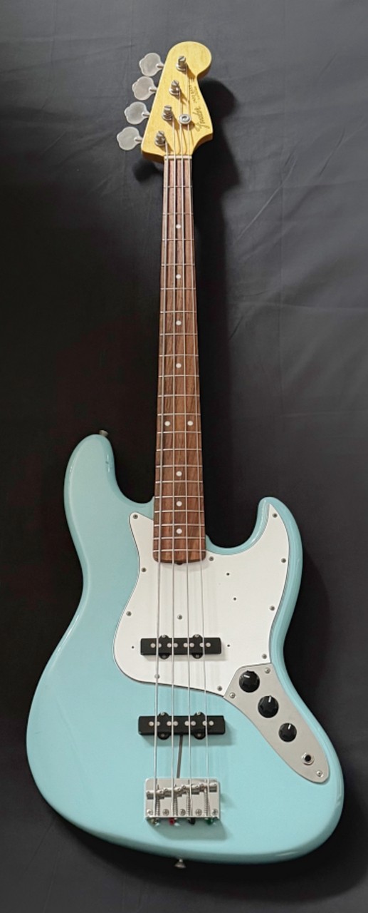 Fender Japan JB62 Jazz Bass Sonic Blue SBL 2013 MIJ 4-String W Soft Case