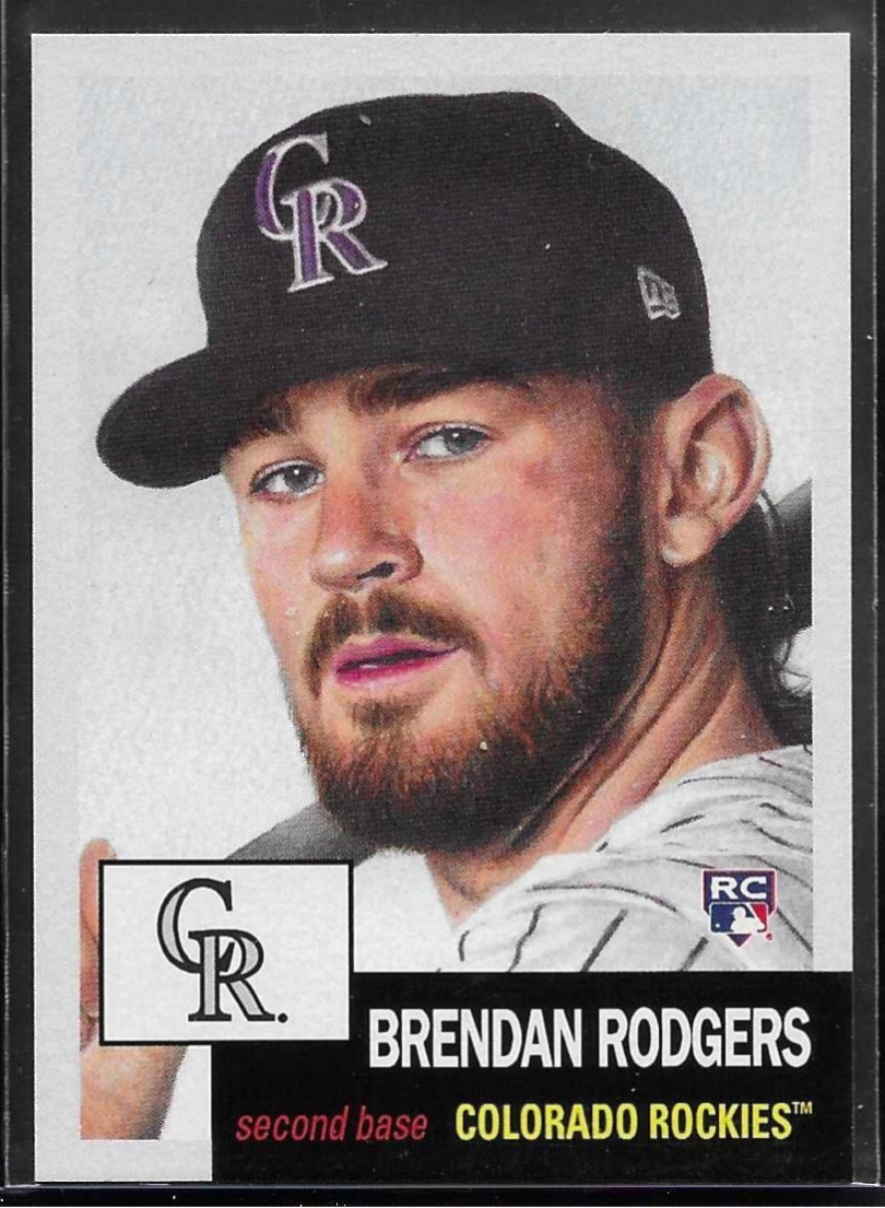 2019 TOPPS LIVING SET # 212 BRENDAN RODGERS Rookie Colorado Rockies 2,796 PR a