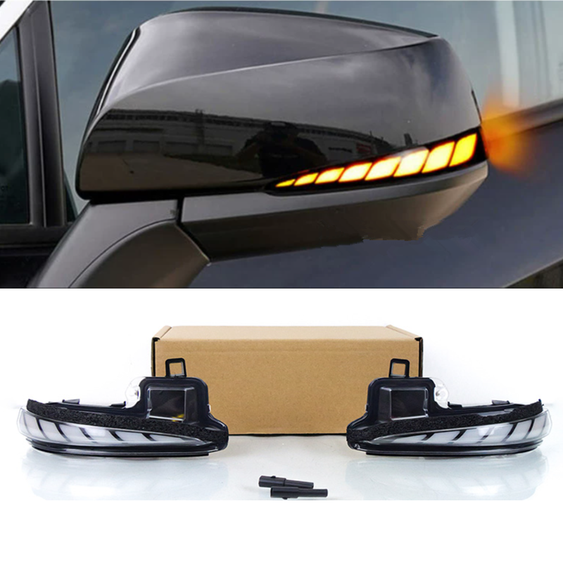 LED Side Mirrors Rearview Light turn signal lights 2pc For Toyota