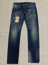 Evangelion x COSPA Limited Edition M 30 Damaged Effect Jeans Rare Neu