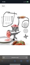 Vevor Manual Meat Grinder Heavy Duty Cast Iron Hand Steel 304 *MISSING PIECES**
