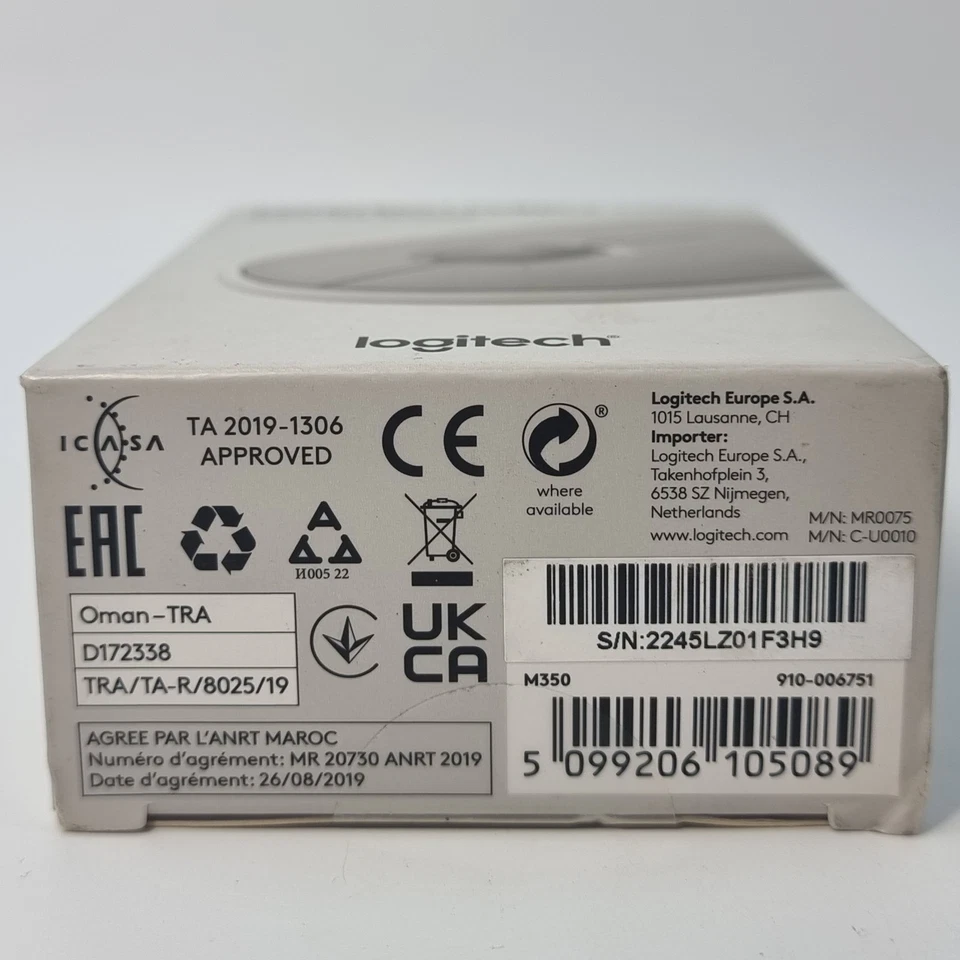 Logitech Pebble Mouse M350 Slim Silent Modern Bluetooth Wireless Portable Mouse - Image 4 of 4