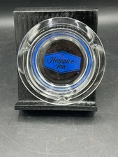 Vintage Hampton Inn Hotel Cigarette Glass Ashtray 4" Across