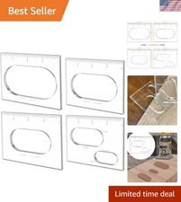 Versatile Woodworking Router Templates - Perfect for Restoration and Crafting