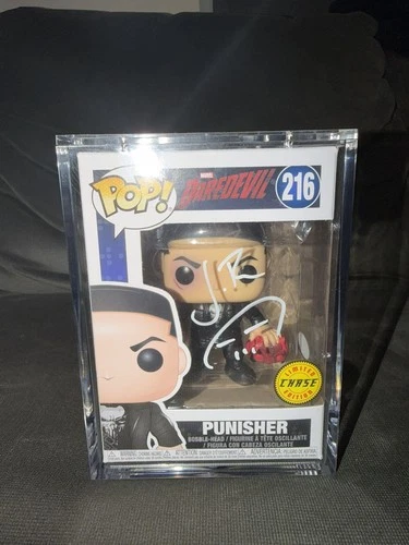 Funko Pop Chase Punisher Daredevil Autographed Jon Bernthal JSA