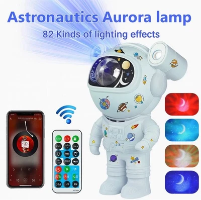 ⭐Astronaut Galaxy Projector Starry Star Sky Night Light Nebula Remote Projection