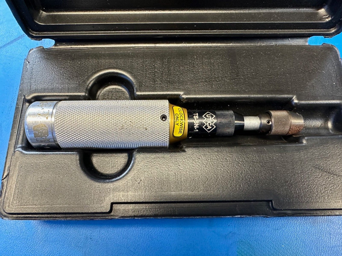 UTICA TS-SN-1 TORQUE LIMITING SCREWDRIVER 1/4