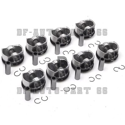 8x Pistons Rings Set Φ89mm For BMW X5 X6 F10 F15 F16  550ix 750iN63N N63TU 4.4L