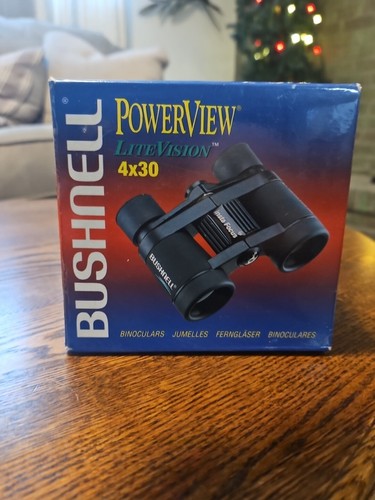Bushnell 13-0430 PowerView LiteVision Binoculars 4x30 NEW 👀 - Picture 1 of 6