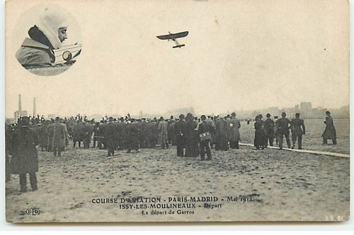 Course d'Aviation - Paris-Madrid - Mai 1911 / Départ /M. B