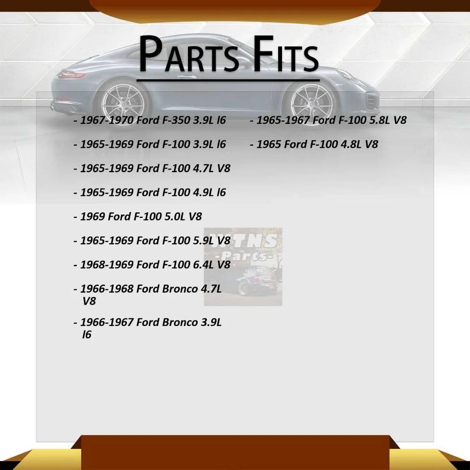 Front Rear Shock Absorber 4x For 1975 1976 1977 1978 1979 Ford F-350 7.5L - Image 3 of 4