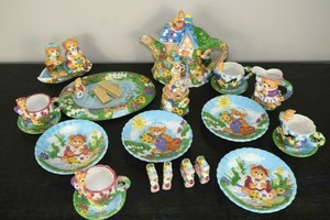 teddy bear tea set 1996