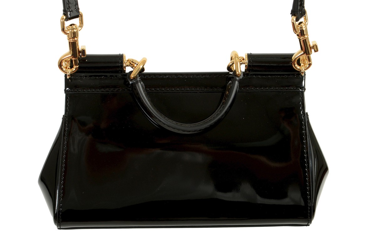 【関税&送料込】Dolce & Gabbana Sicily Large Patent Leather Dolce & Gabbana - Sicily patent leather handbag red - The Corner