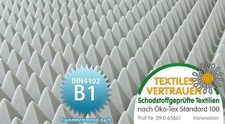 Pyramidenschaum aus BASOTECT  lichtgrau 100x5...