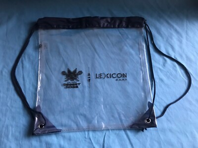 New Las Vegas Desert Dogs Lacrosse Clear Stadium Bag with Team & Sponsor Logo