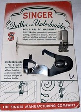 Vintage SINGER Quilter and Underbraider BLACK...