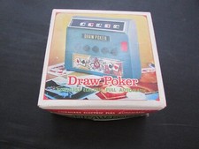 Vintage 1971 Draw Poker Cordless Electric Full Automatic Game