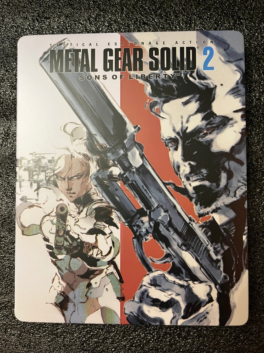 UNOFFICIAL Metal Gear Solid 2 Son of Liberty G2 Steelbook Case PS2