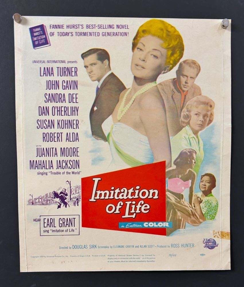 Imitation of Life Movie Poster Lana Turner Sandra Dee NICE