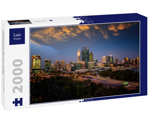 2000 Teile Puzzle „Gold Coast Skyline Queensland“ – Detailreiches Landschaftspuzzle Für Erwachsene