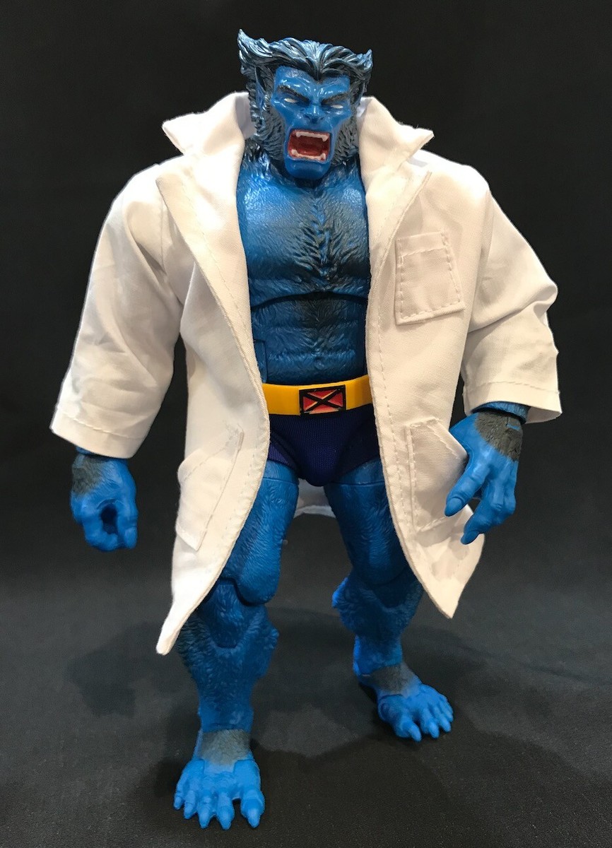 マーベルレジェンド ビースト 白衣 SU-LC-BST: 1/12 White Wired Lab Coat for X-Men Marvel Legends