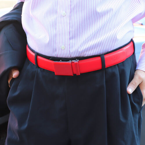 Falari Men Unisex Classic Ratchet Dress Belt Genuine Leather Casual Golf Belt - Picture 65 of 83