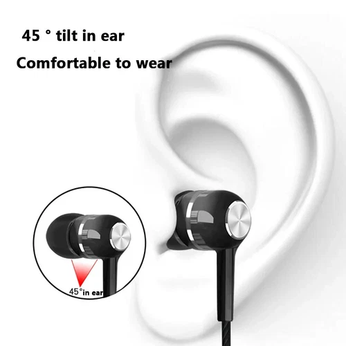 Wired Earphones For Apple iPhone iPad Samsung Headphones with mic 3.5MM aux USA - Picture 8 of 14