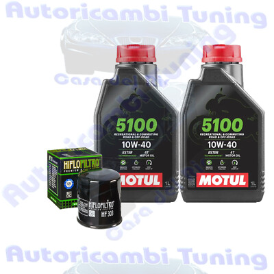 Motul 5100 10W40 Ölwechselkit Für Polaris ATV 500 Magnum 2000-2002