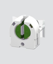 PORTALAMPADA G13 CON FISSAGGIO MOBILE PORTALAMPADE PER LAMPADE FLUORESCENTI G13