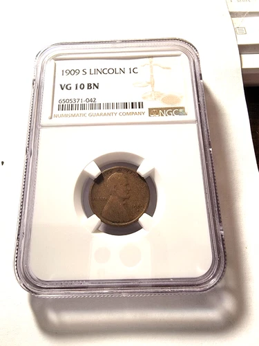 1909-S Lincoln Cent ~ NGC VG10 BN