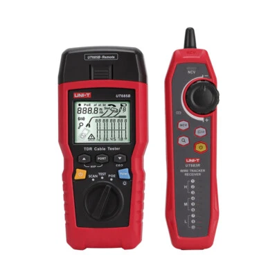 UNI-T UT685B KIT TDR Kabeltester Kabeltracker UTP/FTP/SSTP, POE-Erkennung - Bild 1 von 4