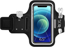 Waterproof Phone Armband Cover Running Stand, Adjustable Shoulder Strap