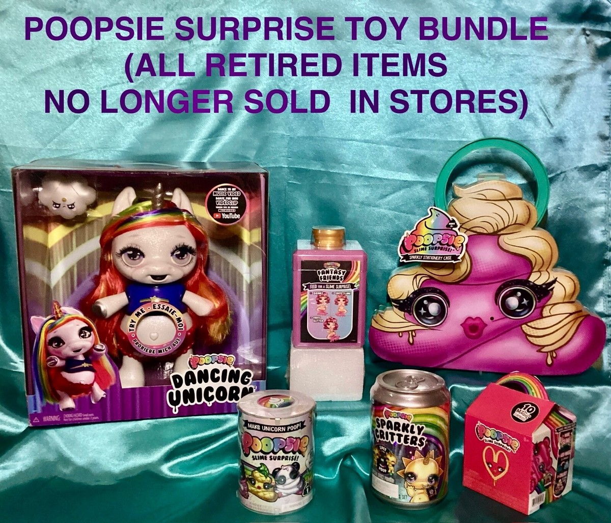 POOPSIE SURPRISE RETIRED TOYS SLIME SPARKLY CRITTERS DROP TO DROP RARE  -SALE
