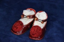 Leather shoes for antique doll Kestner Jumeau Bru Jne 2-3/4" 69mm  304 Dolantik