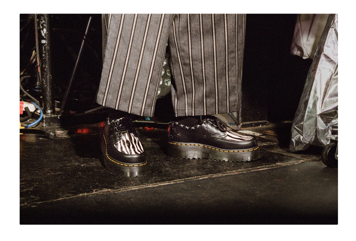 DR. MARTENS RAMSEY ZEBRA HAIR ON&LEATHER PLATFORM CREEPERS MSRP