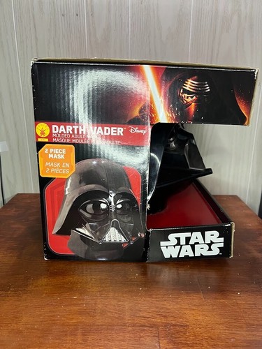 New Star Wars Darth Vader Super Deluxe Heavyweight Molded Plastic Adult Mask - Picture 3 of 6