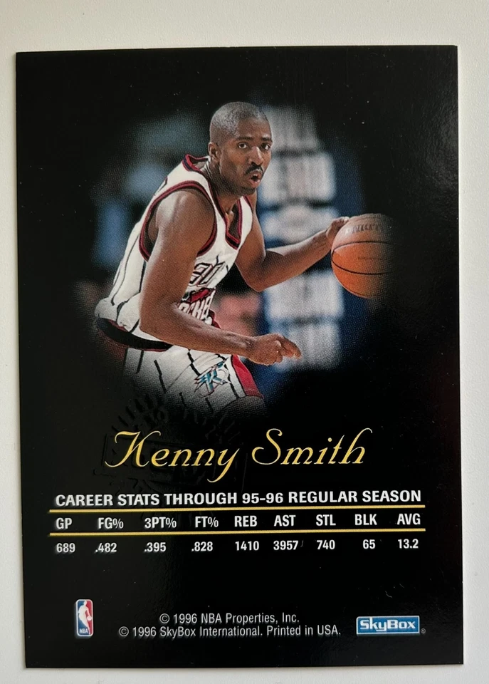 АВТОГРАФЫ КЕННИ СМИТА 1996 SKYBOX НА КАРТОЧКЕ - Изображение 2 из 2