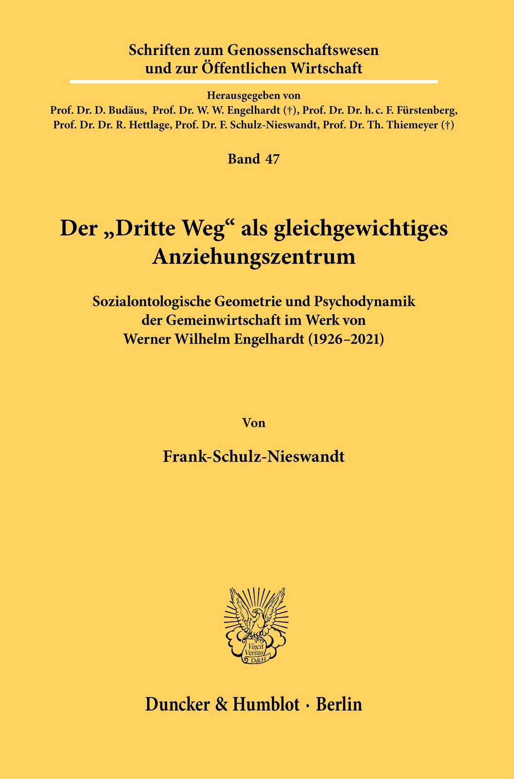 Der »dritte Weg« Als Gleichgewichtiges Anziehungszentrum. Frank