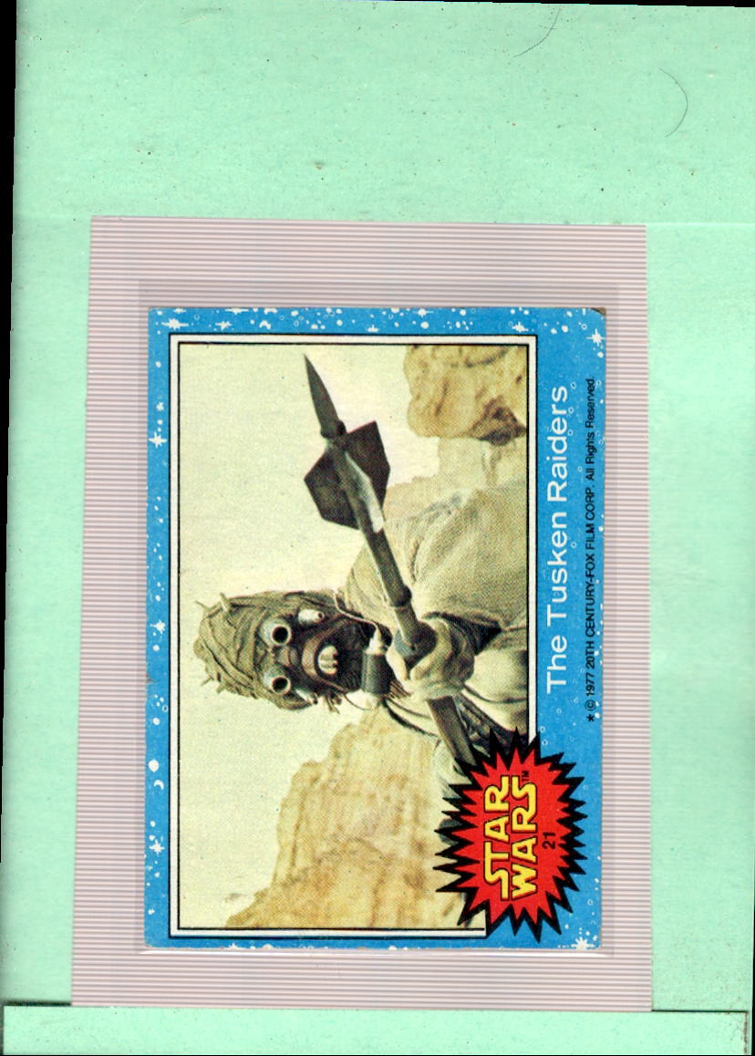 1977 Topps Star Wars #21 The Tusken Raiders EX Excellent ID:48346
