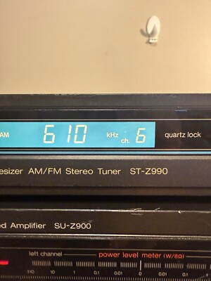 Technics Amplifier Tuner Cassette Equalizer SU-Z900 ST-Z990 RS