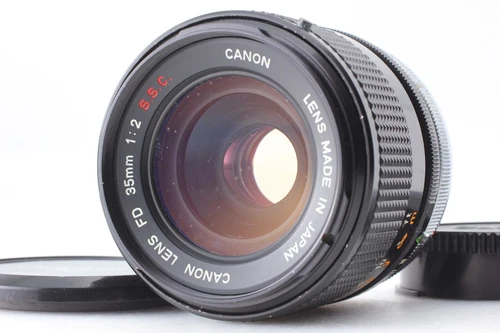 RARE "A" Concave [EXC+5] Canon FD 35mm F2 S.S.C. MF Lens FD Mount From JAPAN