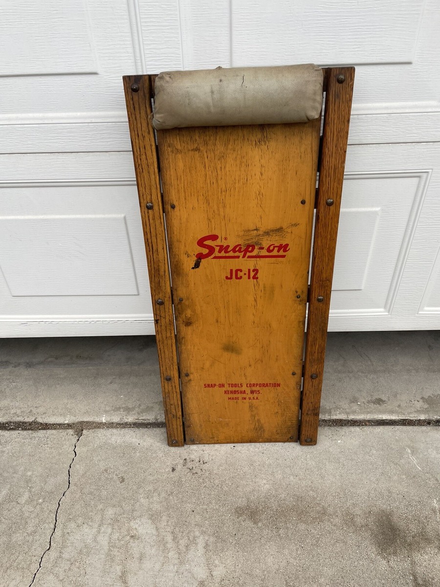 Snap-on Tools Vintage Garage Creeper Jc-12 Mechanics Dolly for