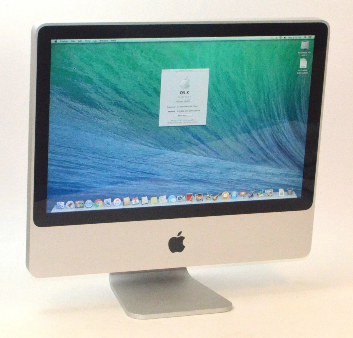 Apple iMac Mac OS X 10.9, Mavericks Intel Core 2 Duo Apple