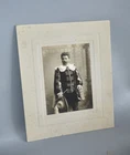 Antique Photo on Cardboard Photography Picture Old 24 x 20 cm Tray #F3