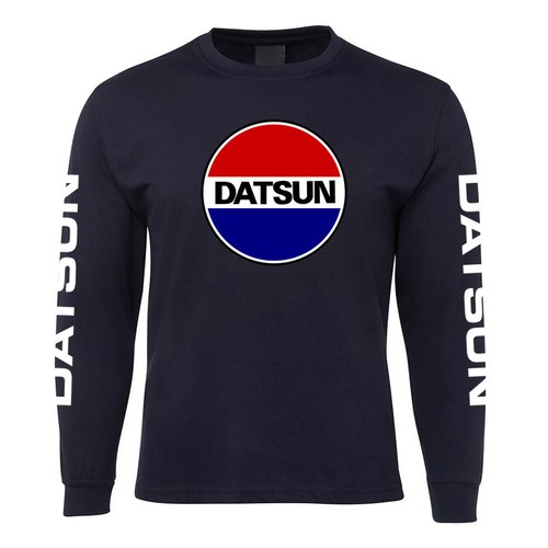 New Black Datsun Classic Long Sleeve T Shirt 100% Cotton Size S -5XL - Picture 6 of 6