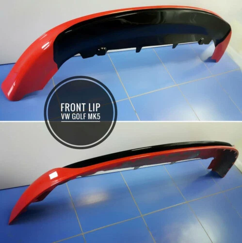 Parachoques tuning delanteros de fibra de vidrio para coches