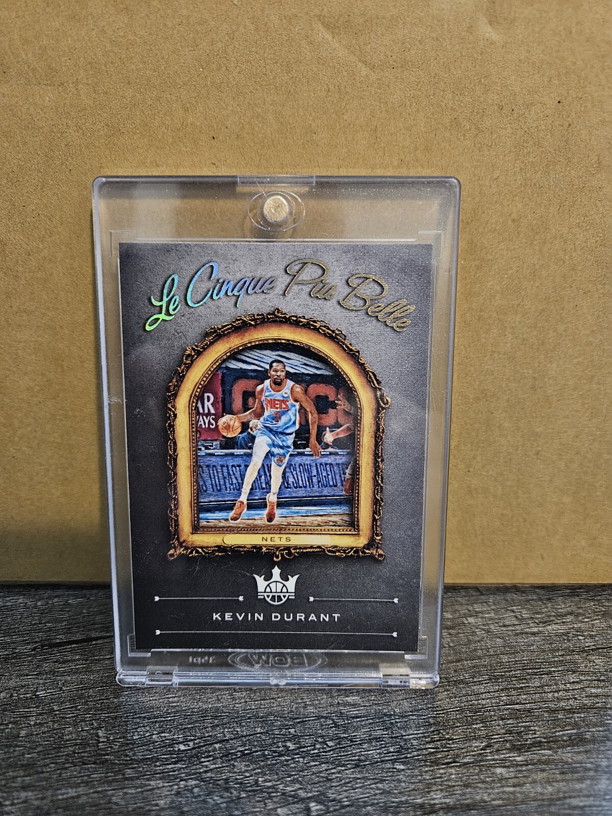 2020-21 Panini Court Kings Kevin Durant Le Cinque Piu Belle SSP Case Hit #6 Nets