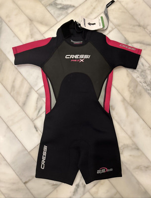 Cressi Girl's MedX Shorty 2.5mm Junior Neoprene Wetsuit Sz Youth Large LV438504